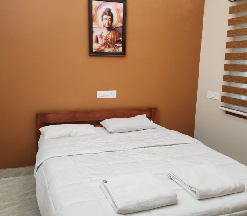 Air-conditioned guest room at Vishaka INN Home Stay