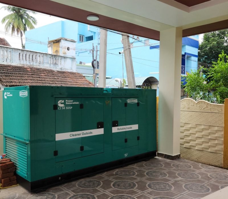Diesel generator providing full power backup at Vishaka INN